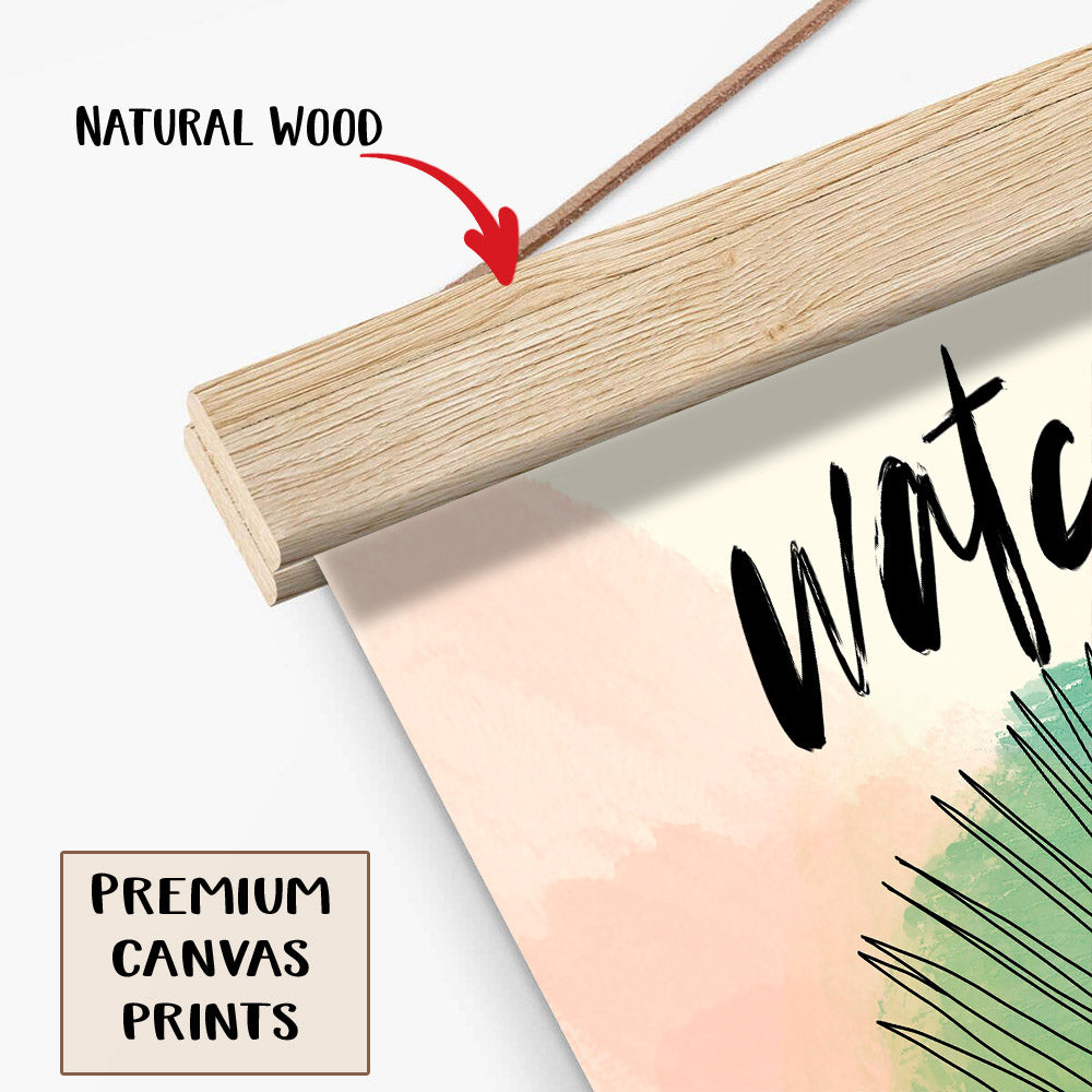 Watch Matt 13 37 Hanging Canvas Wall Art - Christan Wall Decor - Religious Canvas