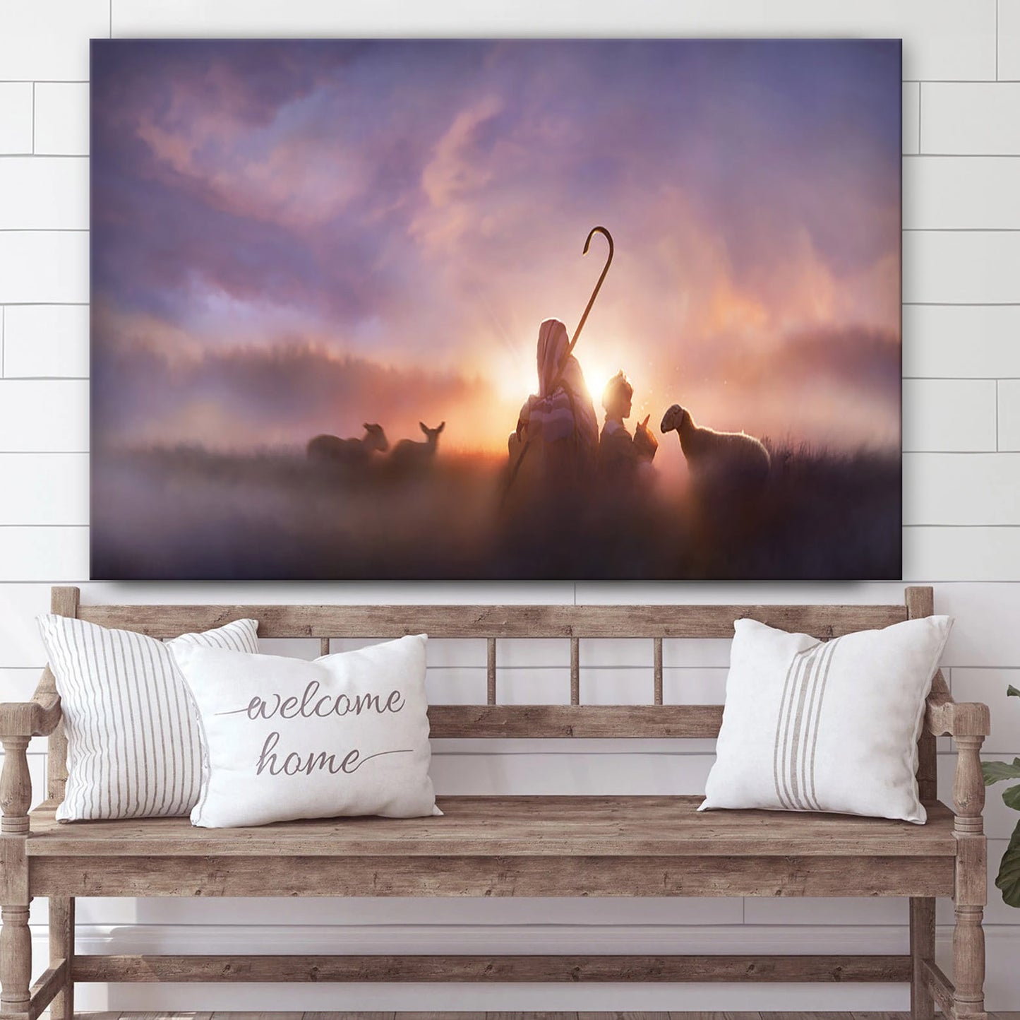 Watchful  Canvas Picture - Jesus Christ Canvas Art - Christian Wall Art