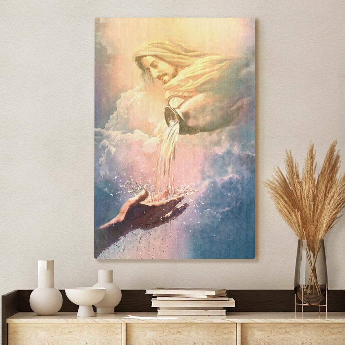 Water Of Life Canvas - Jesus Canvas - God Canvas - Christian Wall Art Poster