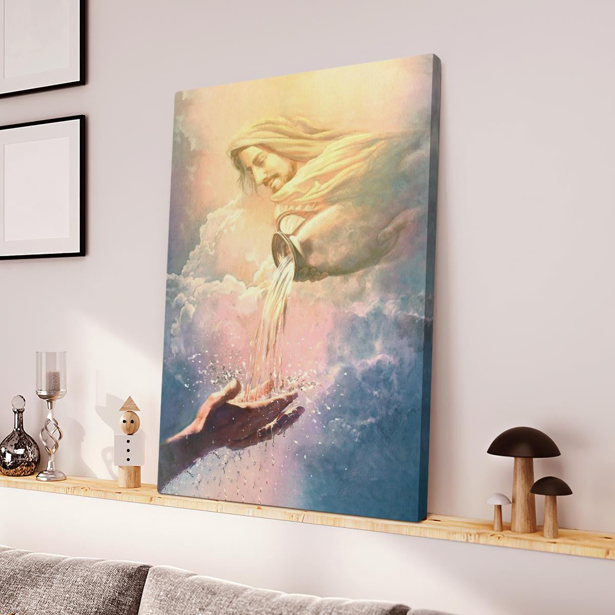 Water Of Life Canvas - Jesus Canvas - God Canvas - Christian Wall Art Poster