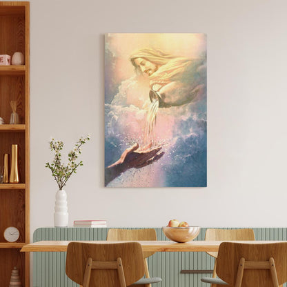 Water Of Life Canvas - Jesus Canvas - God Canvas - Christian Wall Art Poster