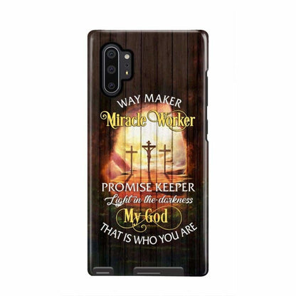 Way Maker Lyrics Three Crosses Phone Case - Scripture Phone Cases - Iphone Cases Christian
