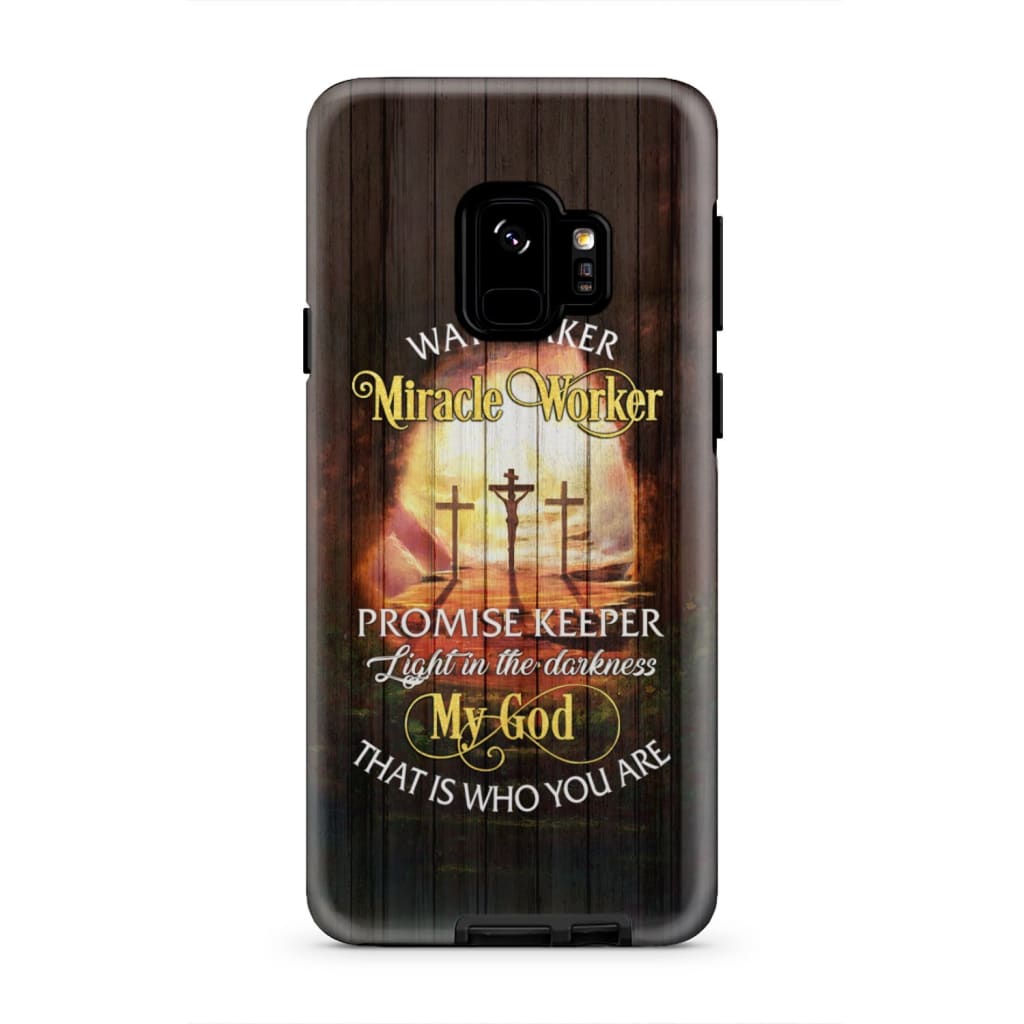 Way Maker Lyrics Three Crosses Phone Case - Scripture Phone Cases - Iphone Cases Christian