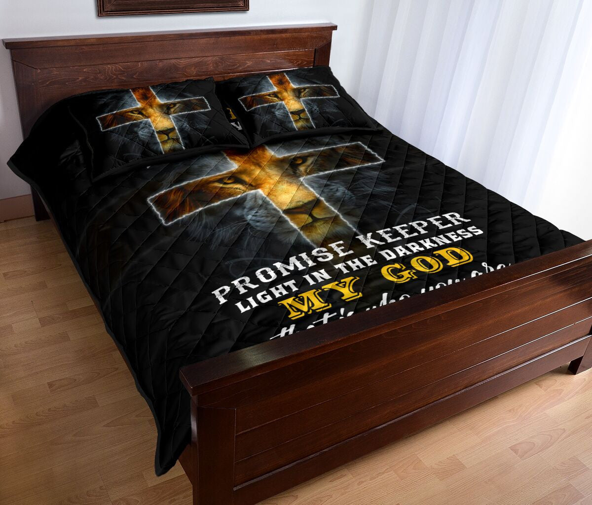 Way Maker Miracle Worker Jesus Quilt Bedding Set - Christian Bedding Sets