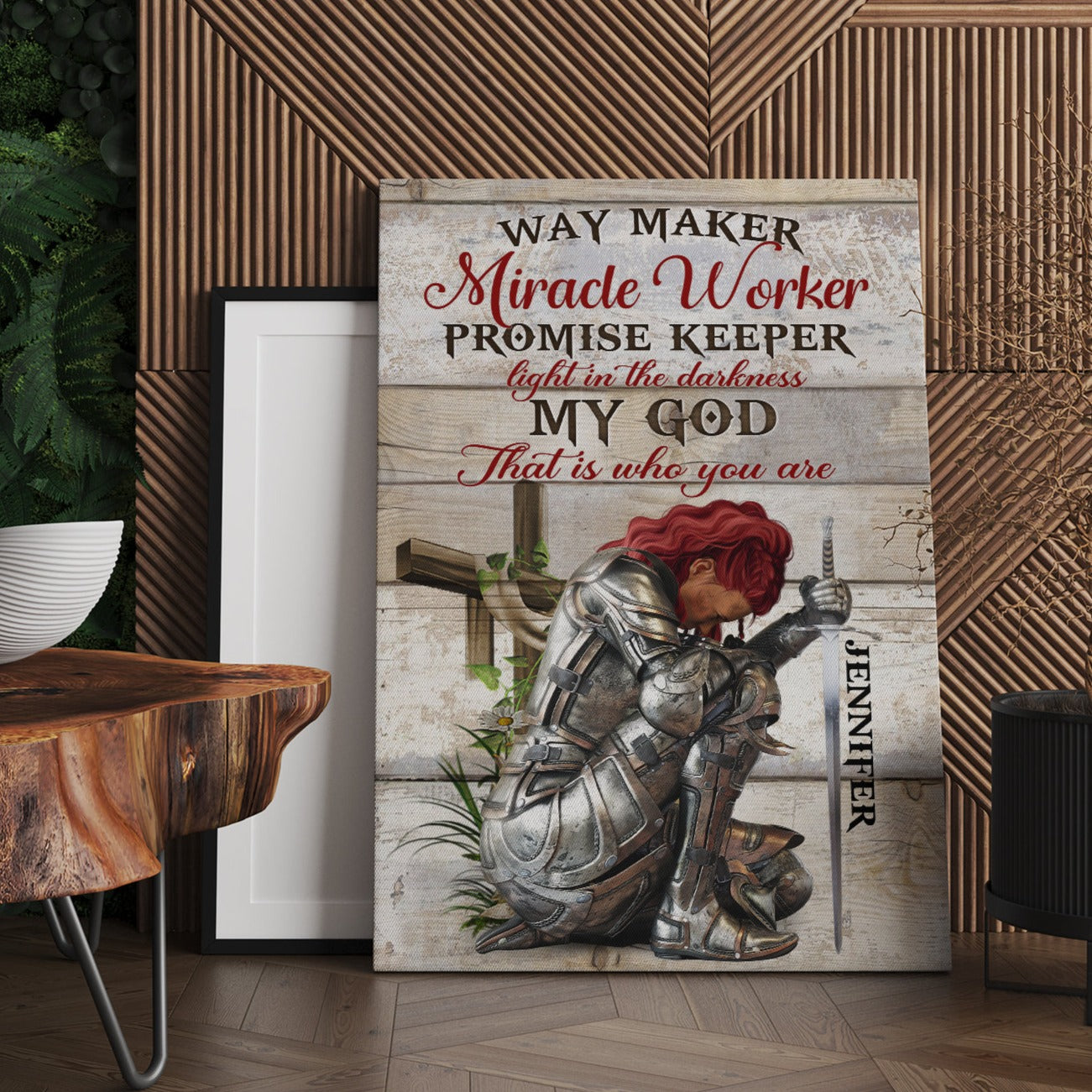 Way Maker Miracle Worker Promise Keeper Canvas Wall Art - Light In The Darkness My God That Is What You Are Canvas