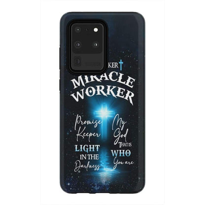 Way Maker Phone Case - Way Maker Miracle Worker Cross Christian Phone Case - Inspirational Bible Scripture iPhone Cases