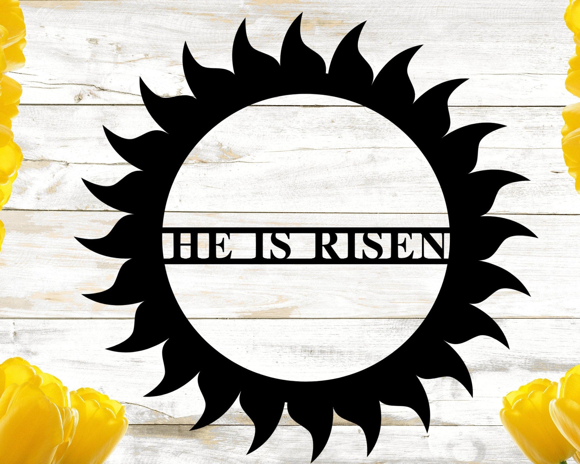 We Believe  He Is Risen Sign  Easter Wall Decor  Easter Sign  Metal Signs  Farmhouse Metal Sign