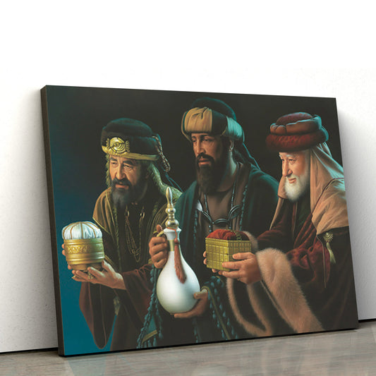 We Three Kings Canvas Picture - Jesus Christ Canvas Art - Christian Wall Art