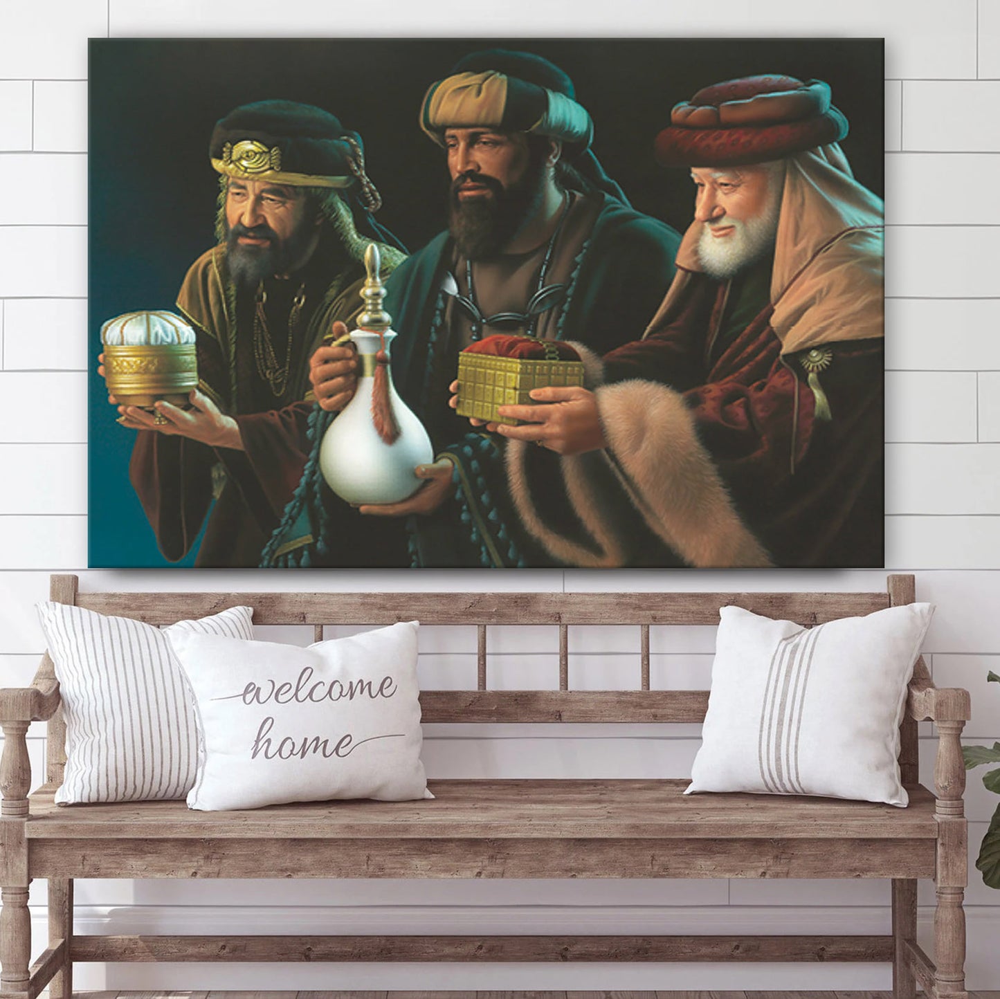 We Three Kings Canvas Picture - Jesus Christ Canvas Art - Christian Wall Art
