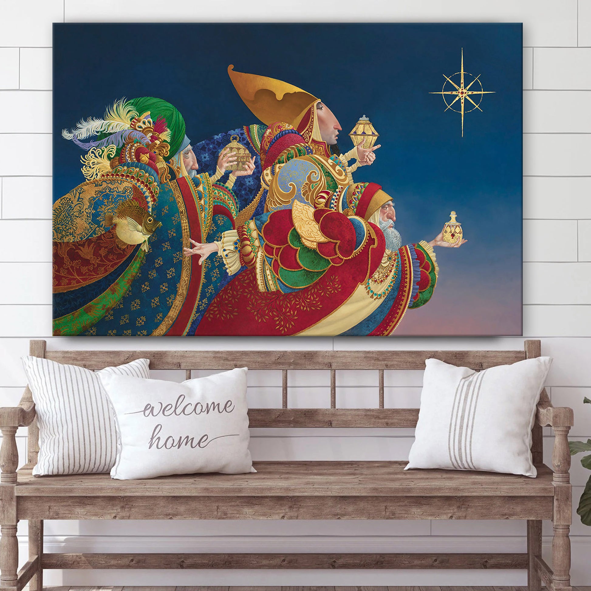 We Three Kings Canvas Wall Art - Christmas Gift