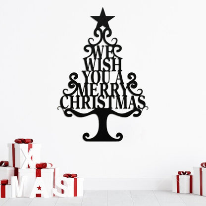 We Wish You A Merry Christmas Metal Sign - Christmas Metal Sign - Ciaocustom