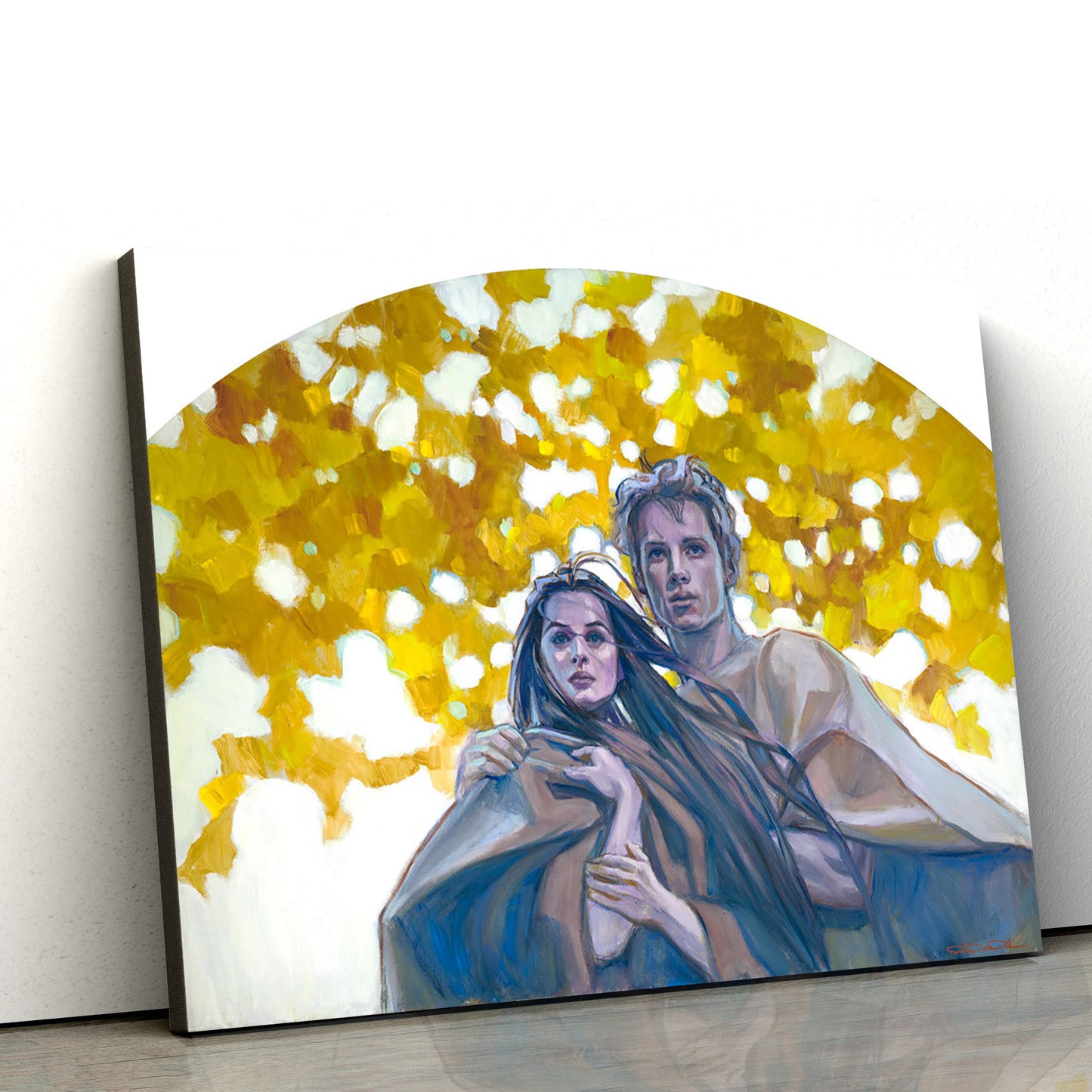 Weathering Autumn Canvas Wall Art - Jesus Christ Picture - Canvas Christian Wall Art