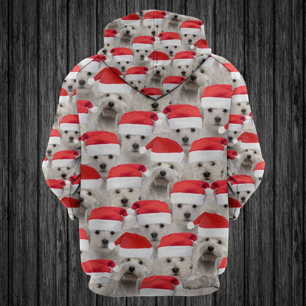 West Highland White Terrier Christmas Group All Over Print 3D Hoodie For Men And Women, Best Gift For Dog lovers, Best Outfit Christmas