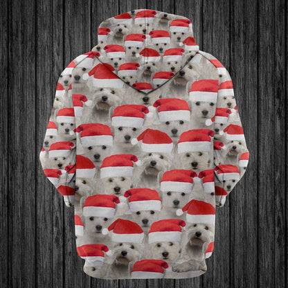 West Highland White Terrier Christmas Group All Over Print 3D Hoodie For Men And Women, Best Gift For Dog lovers, Best Outfit Christmas