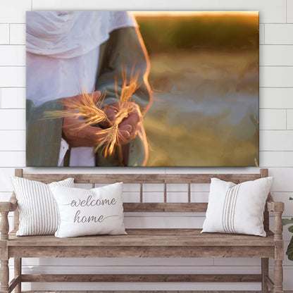 Wheat And Tares  Canvas Picture - Jesus Christ Canvas Art - Christian Wall Art