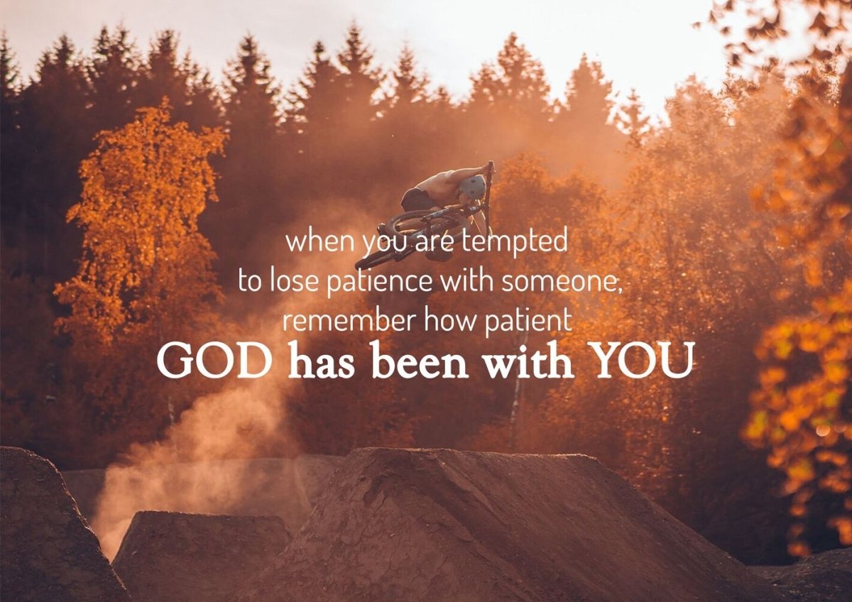 When You Are Tempted To Lose Patience With Someone Canvas Wall Art Print - Christian Canvas Wall Art