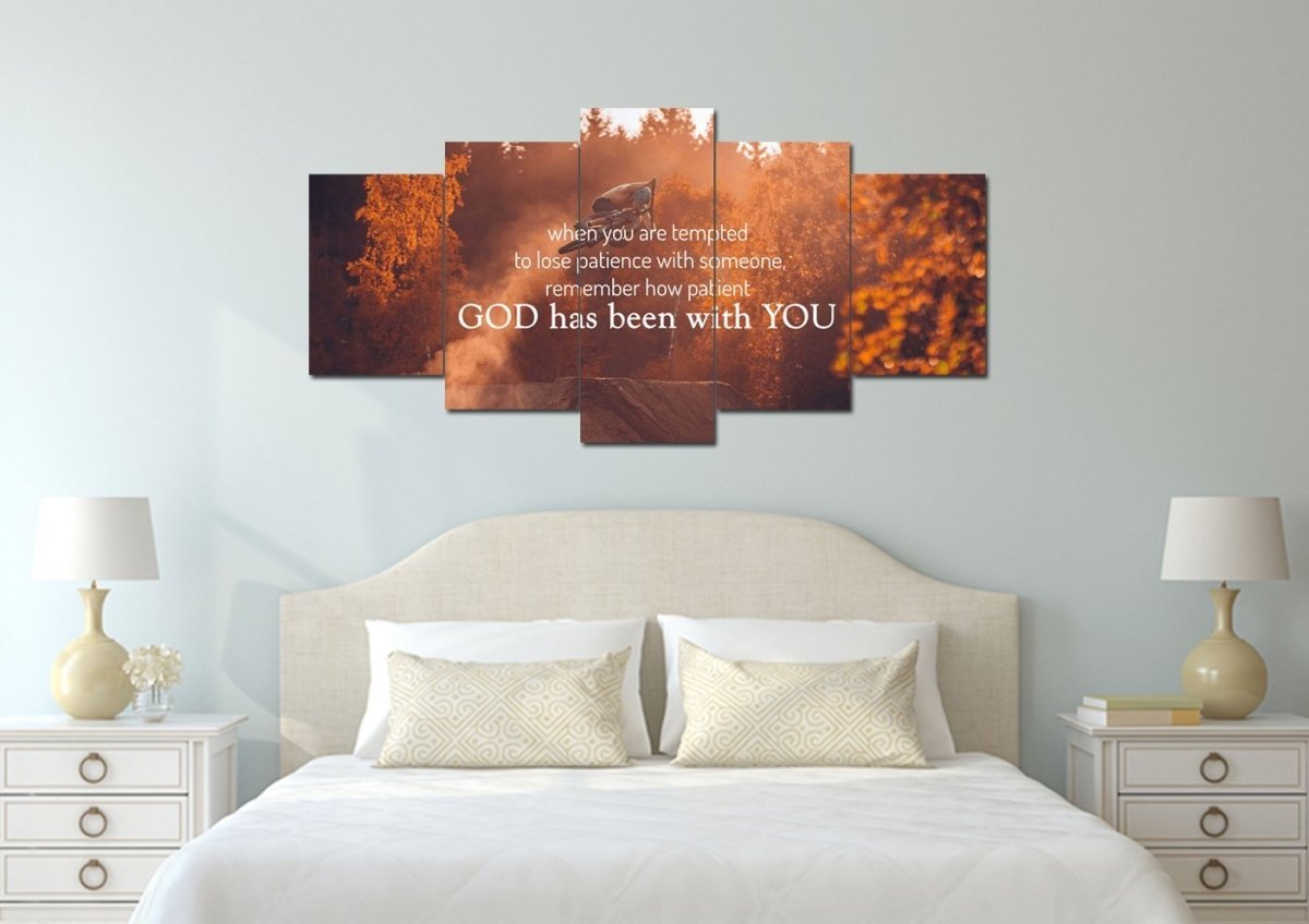 When You Are Tempted To Lose Patience With Someone Canvas Wall Art Print - Christian Canvas Wall Art