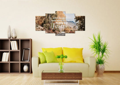 When You Don't Know Where To Turn Canvas Wall Art Print - Christian Canvas Wall Art