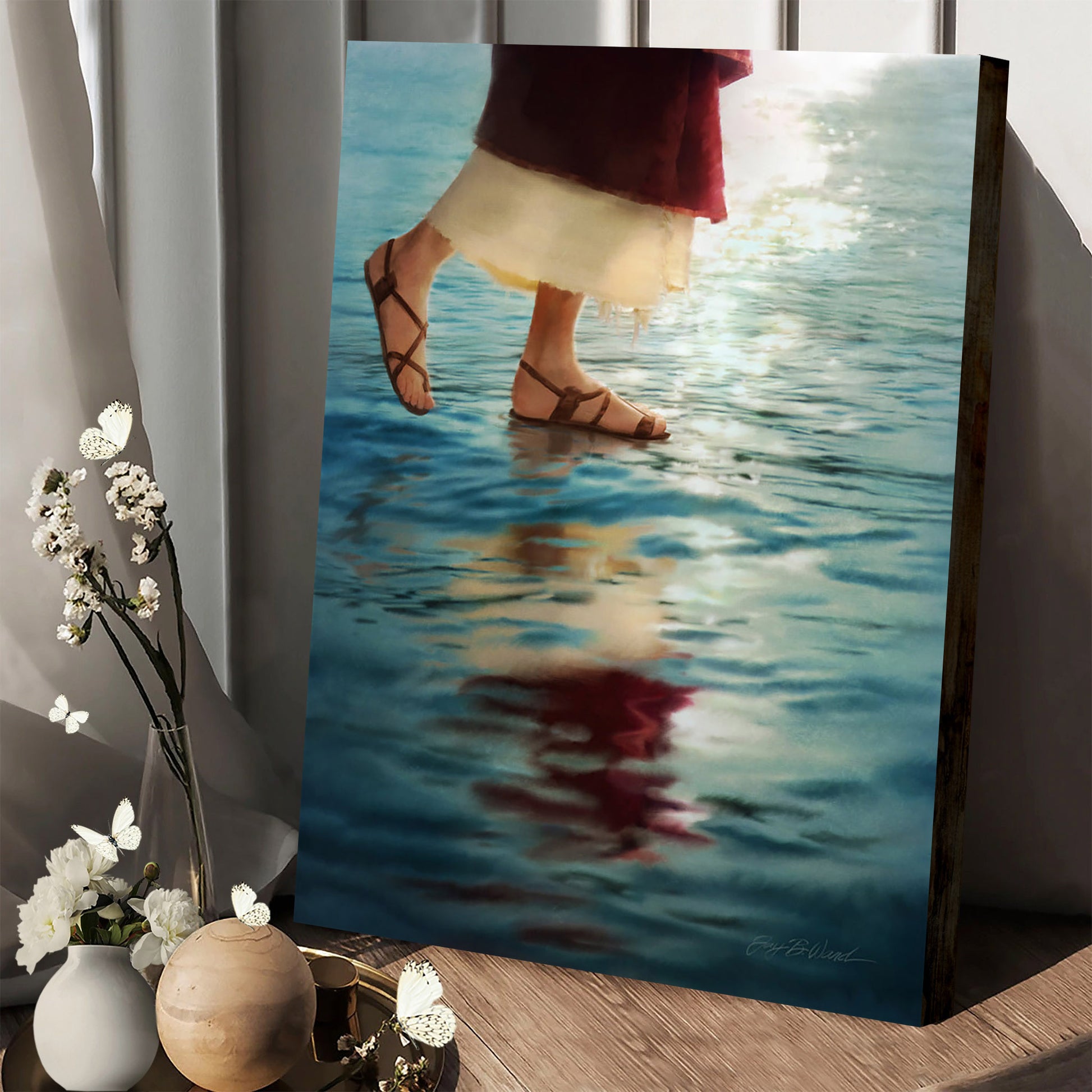 Where Jesus Walked Canvas Wall Art - Jesus Canvas Pictures - Christian Canvas Wall Art