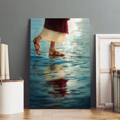 Where Jesus Walked Canvas Wall Art - Jesus Canvas Pictures - Christian Canvas Wall Art
