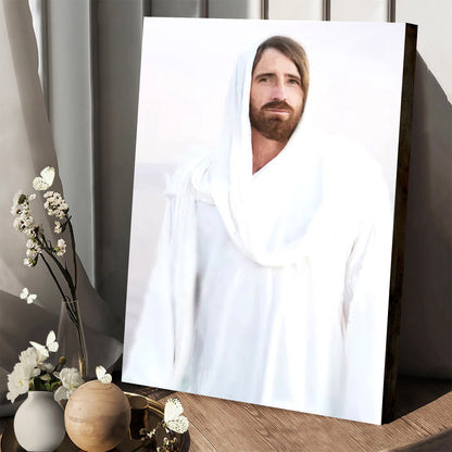 Whited-Out Image Of Jesus Canvas Pictures - Jesus Christ Art - Christian Canvas Wall Art