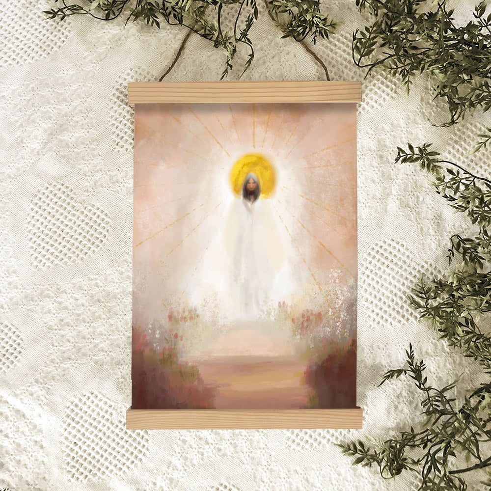 Why Hast Thou Forsaken Me Hanging Canvas Wall Art - Jesus Picture - Jesus Portrait Canvas - Religious Canvas