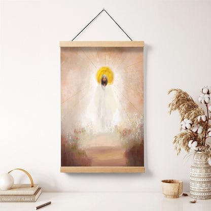 Why Hast Thou Forsaken Me Hanging Canvas Wall Art - Jesus Picture - Jesus Portrait Canvas - Religious Canvas