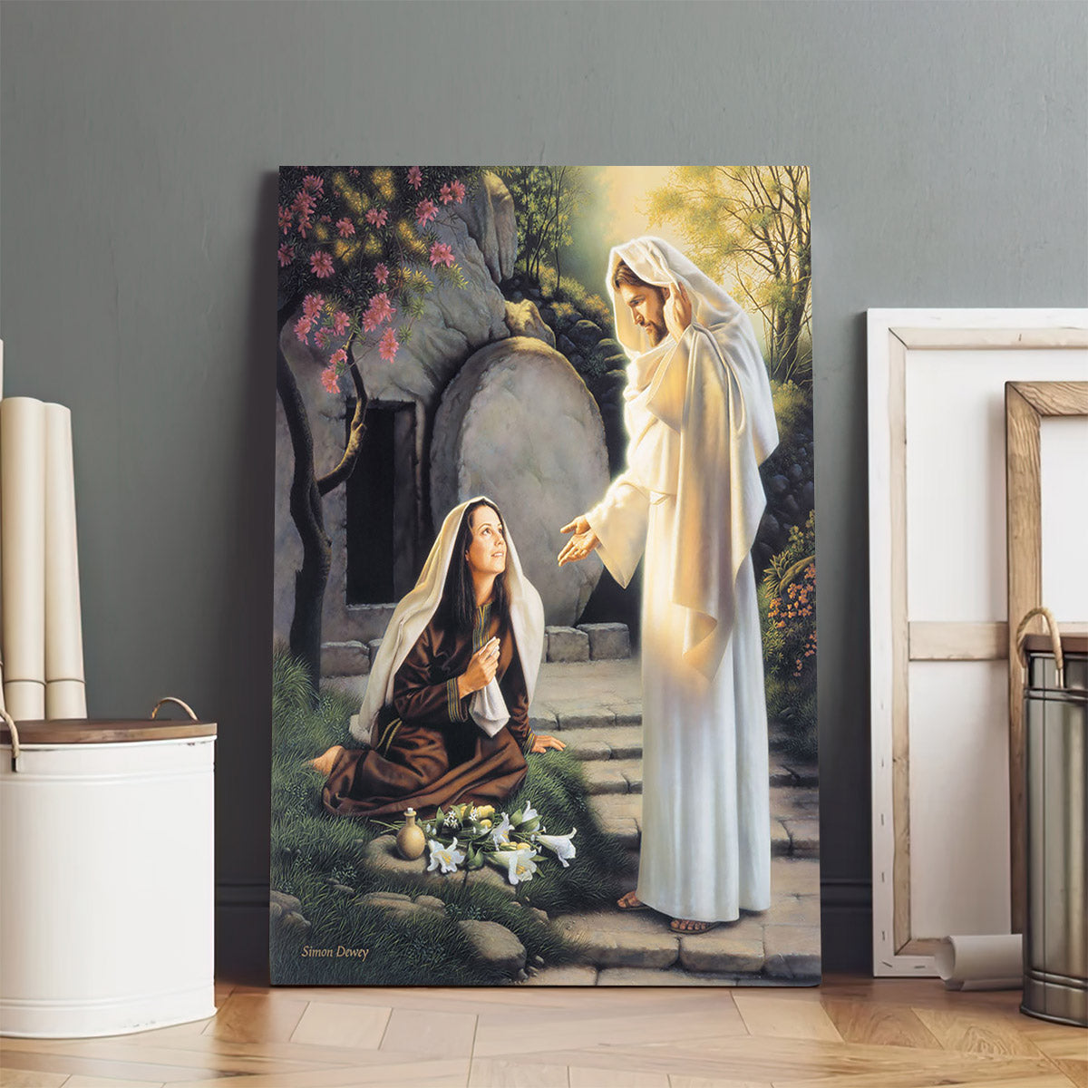 Why Weepest Thou Canvas Wall Art - Jesus Canvas Pictures - Christian Canvas Wall Art