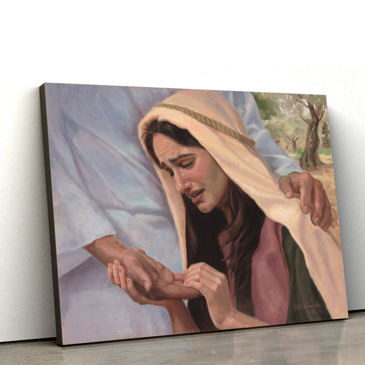 Why Would You Do This For Me  Canvas Picture - Jesus Christ Canvas Art - Christian Wall Art