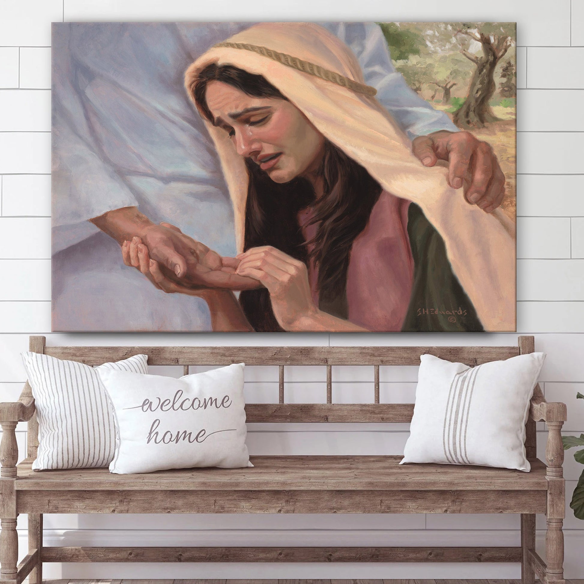 Why Would You Do This For Me  Canvas Picture - Jesus Christ Canvas Art - Christian Wall Art