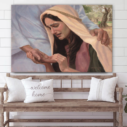 Why Would You Do This For Me Canvas Wall Art - Jesus Christ Picture - Canvas Christian Wall Art