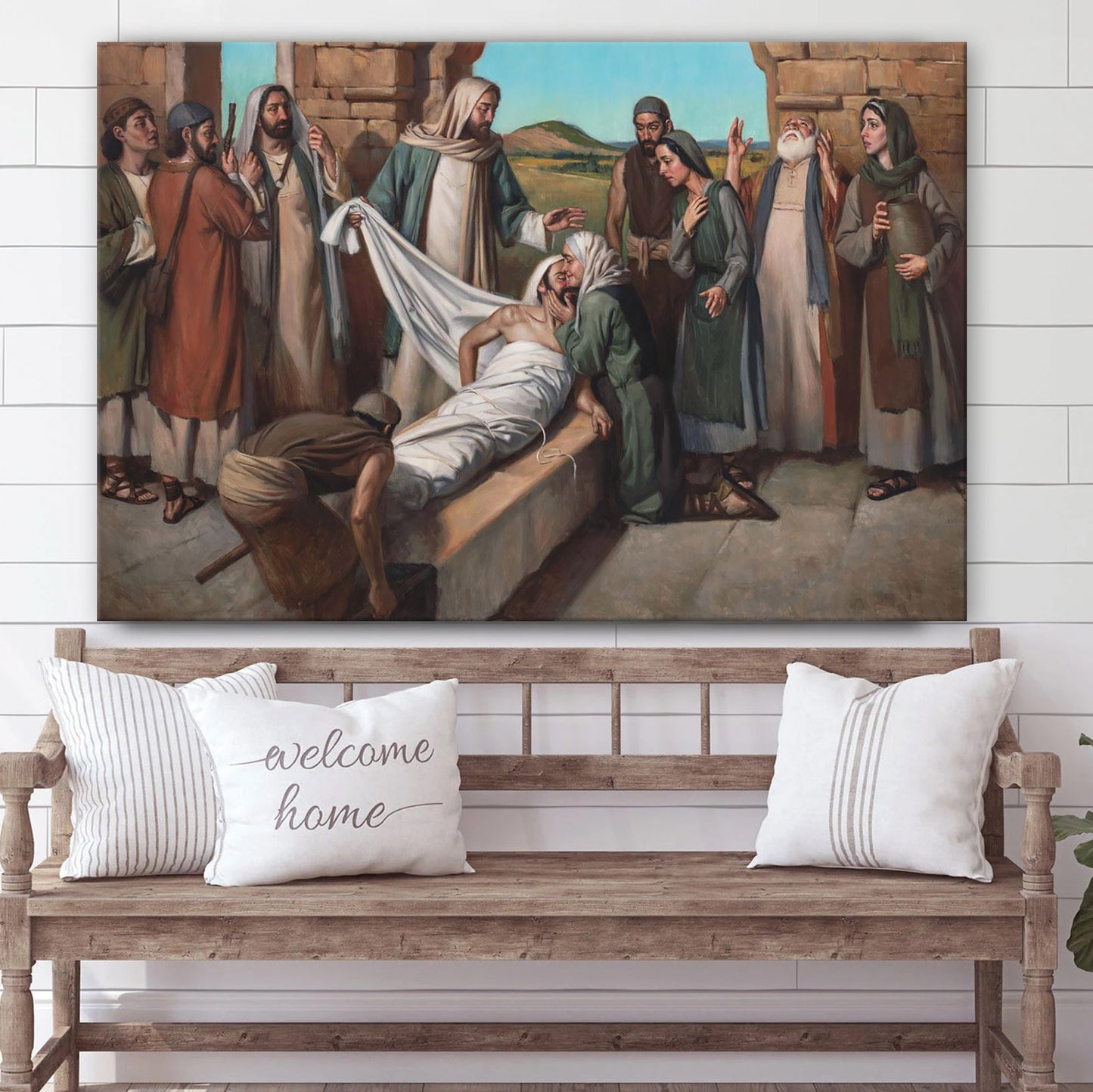 Widow Of Nain Canvas Wall Art - Christian Wall Decor