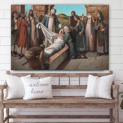 Widow Of Nain Canvas Wall Art - Christian Wall Decor