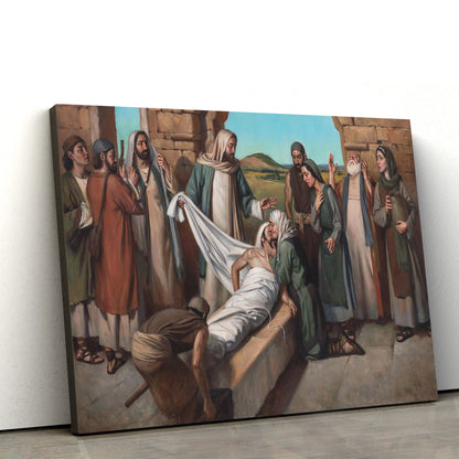 Widow Of Nain Canvas Wall Art - Christian Wall Decor