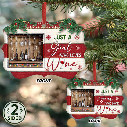 Wine Christmas Theme Ornament - Christmas Ornament - Ciaocustom