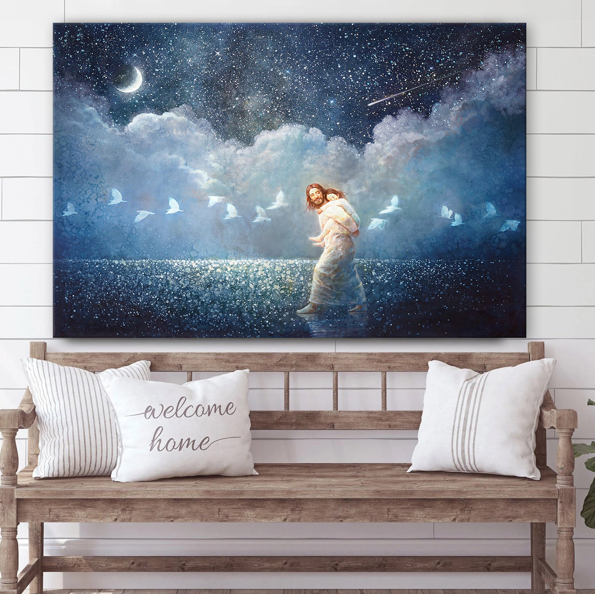 With All Thy Heart Canvas Wall Art - Christian Wall Decor