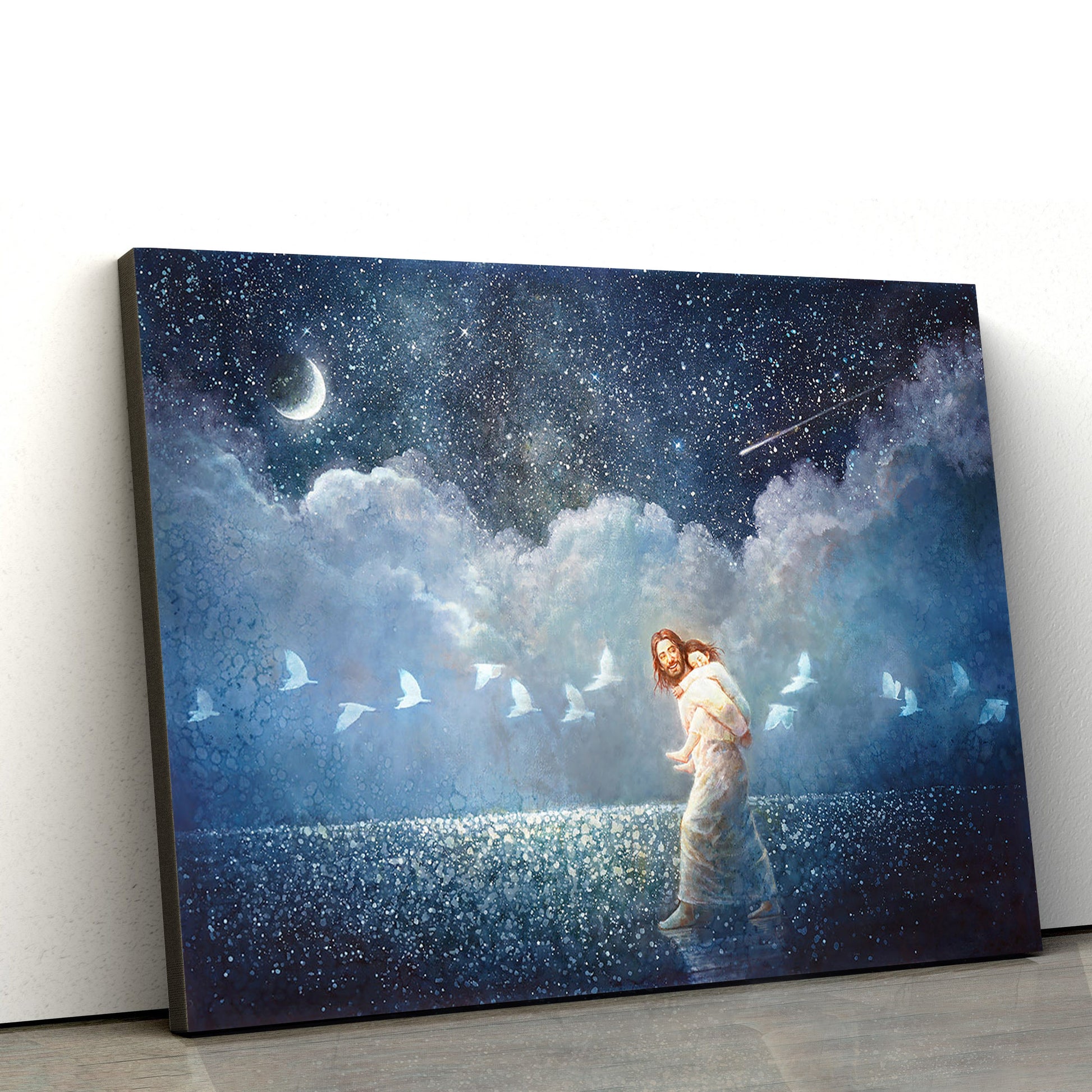 With All Thy Heart Canvas Wall Art - Christian Wall Decor