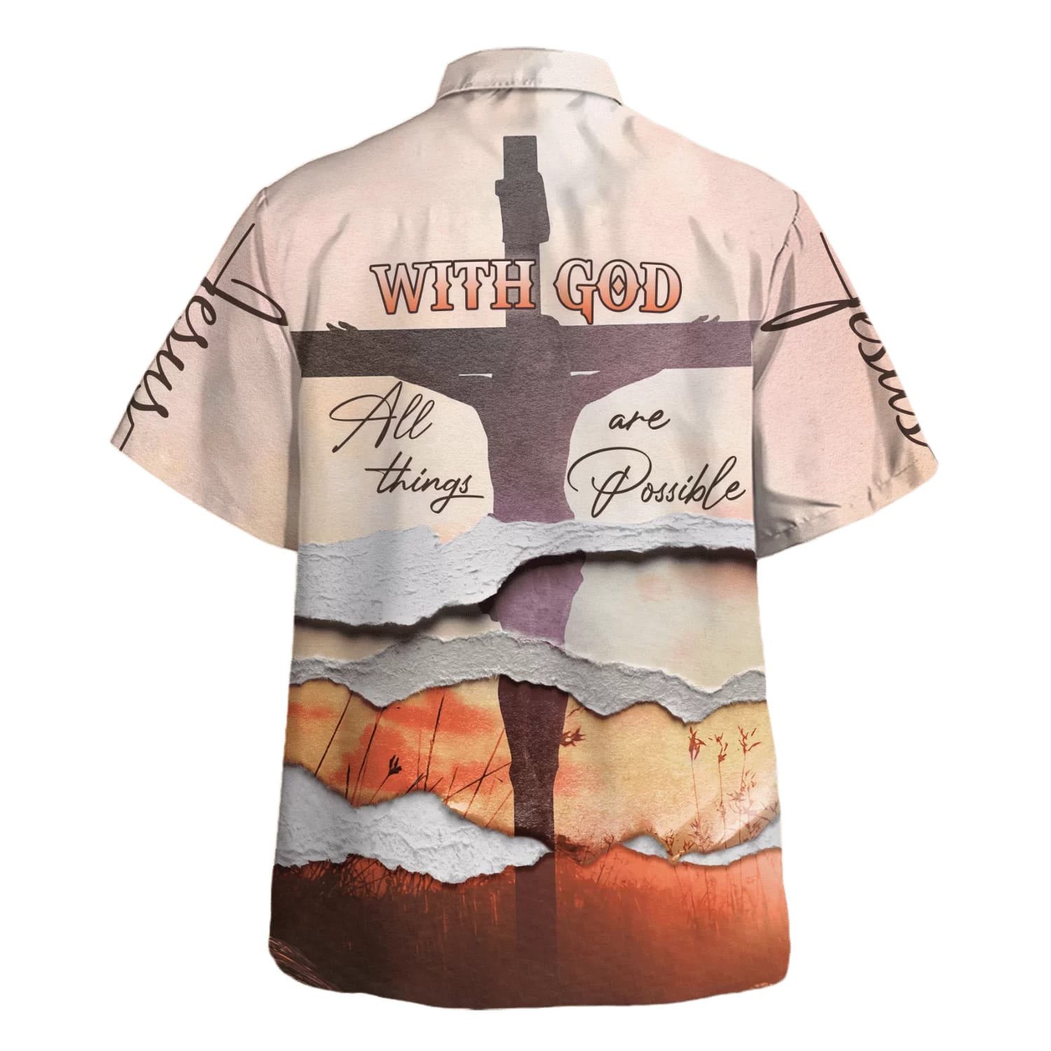 With God All Things Are Possible Hawaiian Shirts - Christian Hawaiian Shirt - Hawaiian Summer Shirts
