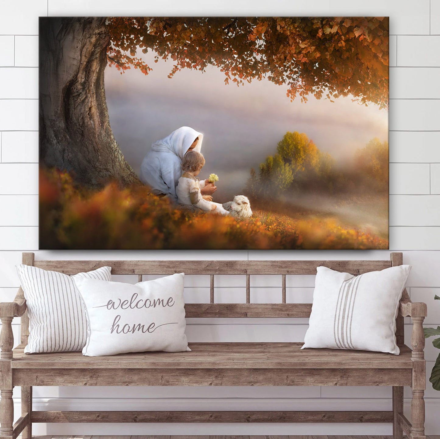 With Promise Canvas Picture - Jesus Canvas Wall Art - Christian Wall Art