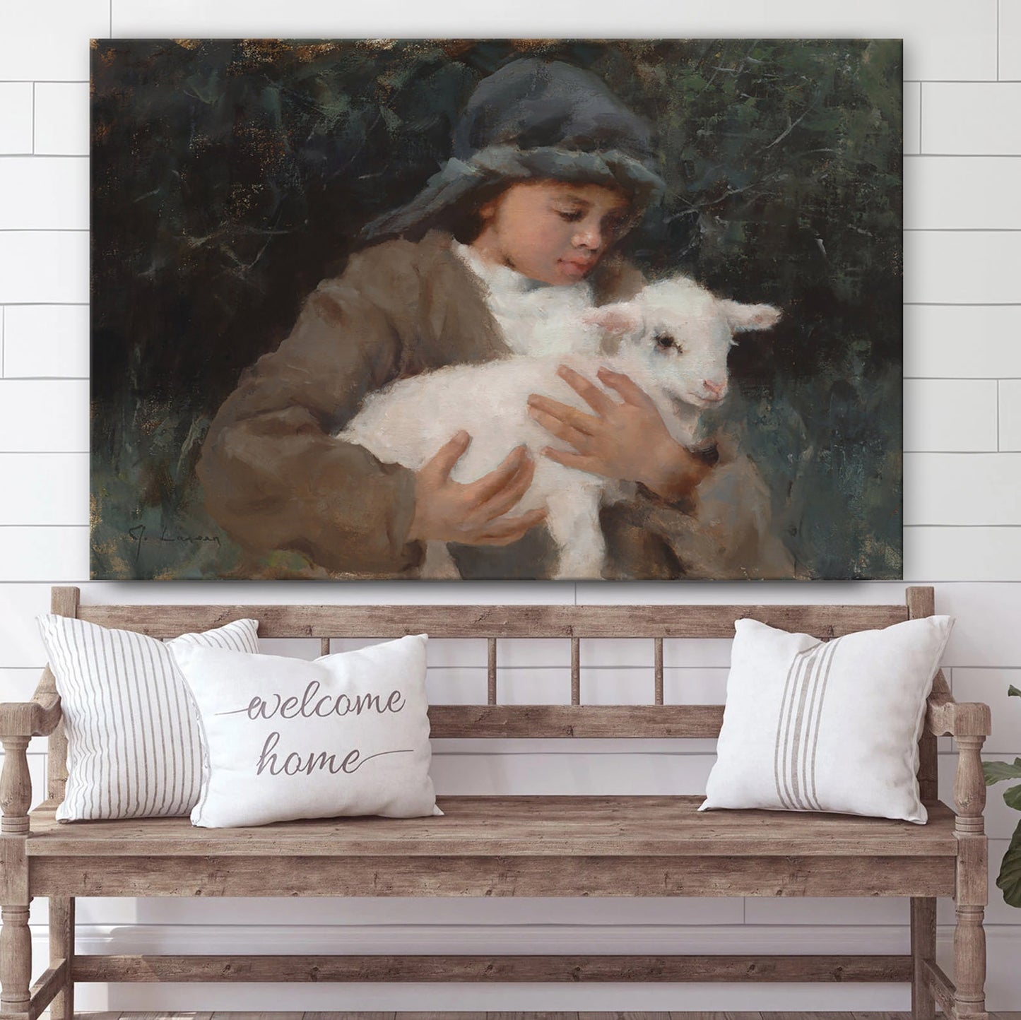 Without Blemish  Canvas Picture - Jesus Christ Canvas Art - Christian Wall Art