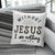 Without Jesus I Am Nothing John 13-4 Bible Verse Pillow