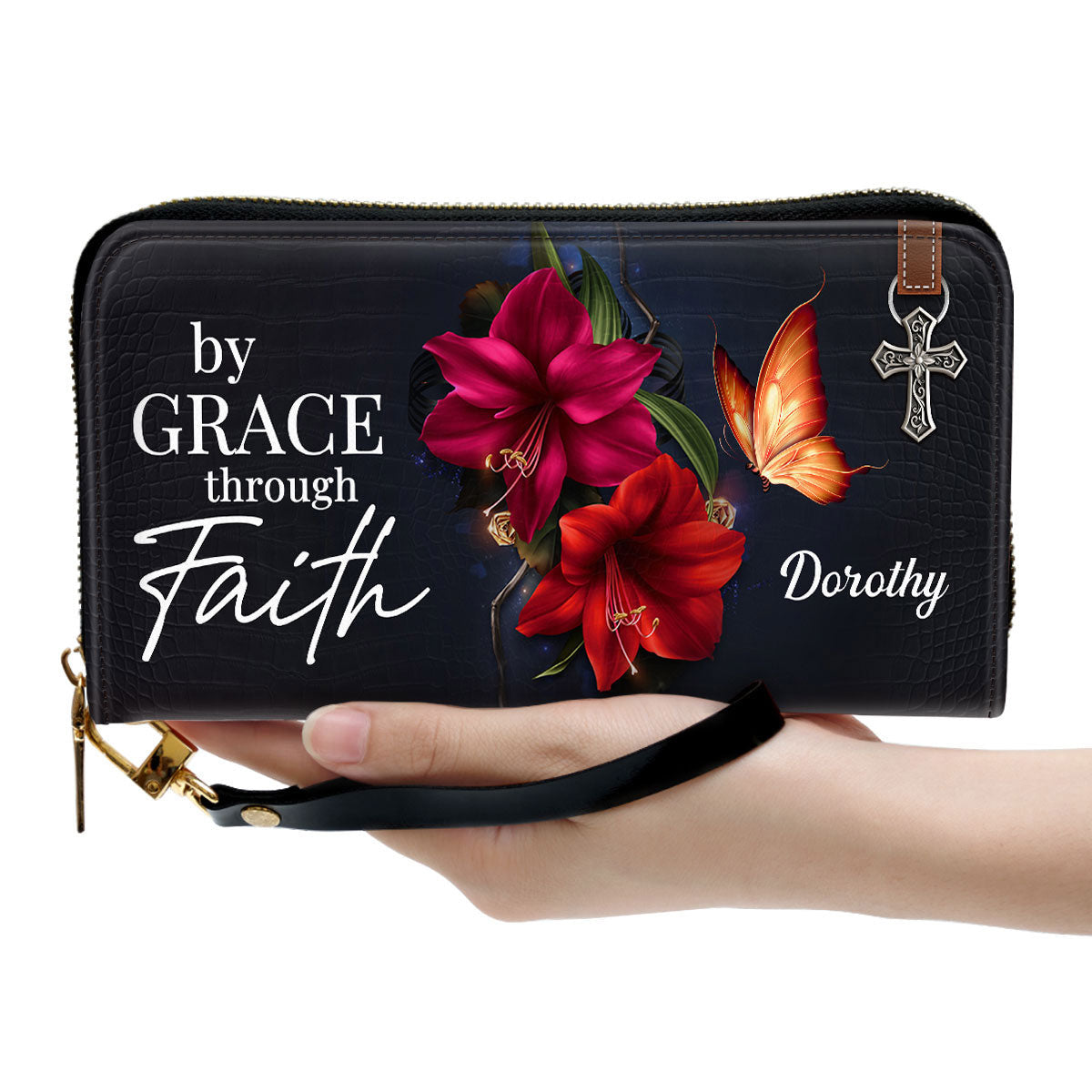 Women Clutch Purse - By Grace Through Faith - Special Personalized Clutch Purse