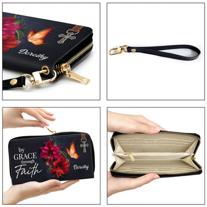 Women Clutch Purse - By Grace Through Faith - Special Personalized Clutch Purse