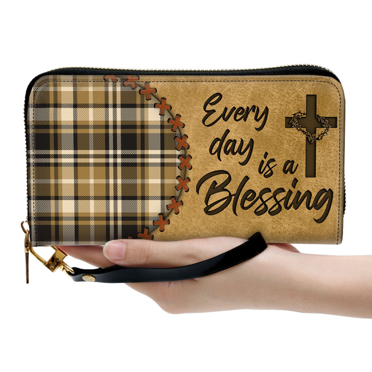 Women Clutch Purse - Every Day Is A Blessing - Lovely Christian Clutch Purse