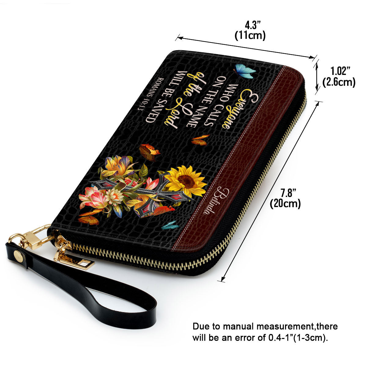 Women Clutch Purse - Everyone Who Calls On The Name Of The Lord Will Be Saved - Special Personalized Clutch Purse