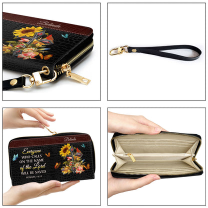 Women Clutch Purse - Everyone Who Calls On The Name Of The Lord Will Be Saved - Special Personalized Clutch Purse