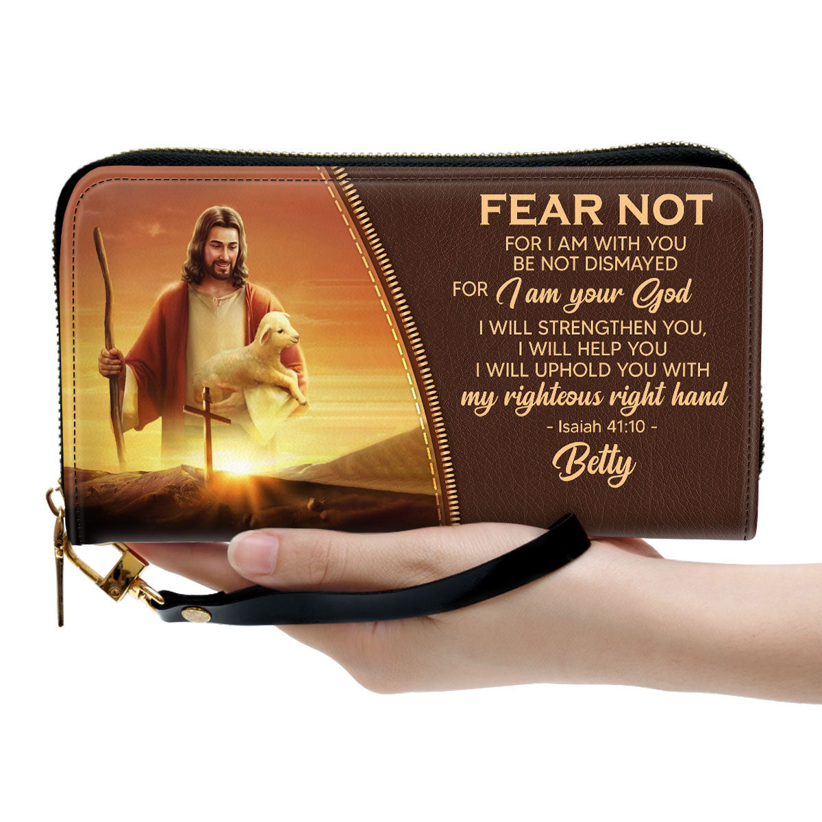 Women Clutch Purse - For I Am Your God - Personalized Clutch Purse
