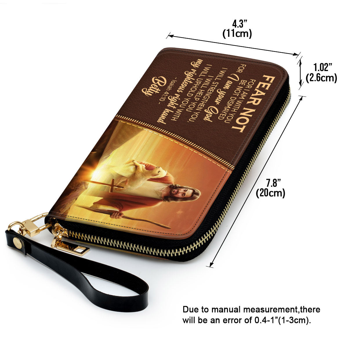 Women Clutch Purse - For I Am Your God - Personalized Clutch Purse