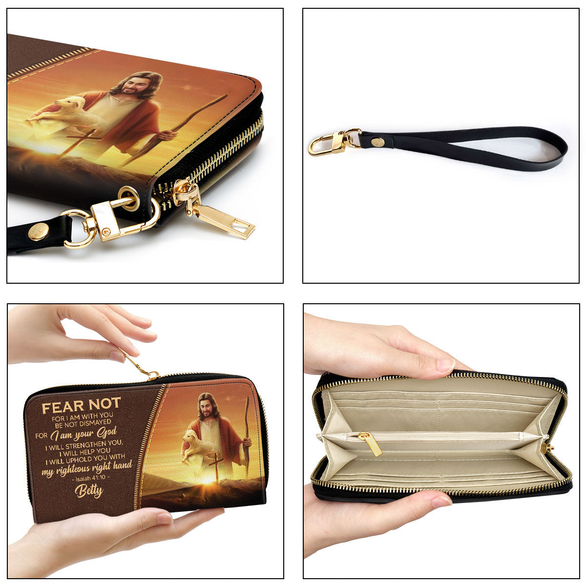 Women Clutch Purse - For I Am Your God - Personalized Clutch Purse