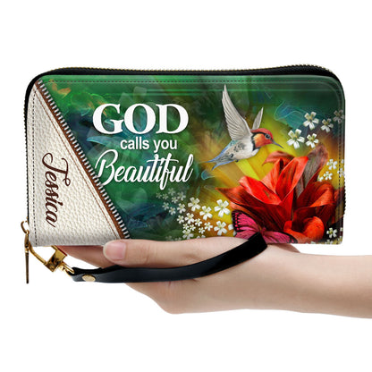 Women Clutch Purse - God Calls You Beautiful - Unique Christian Clutch Purse